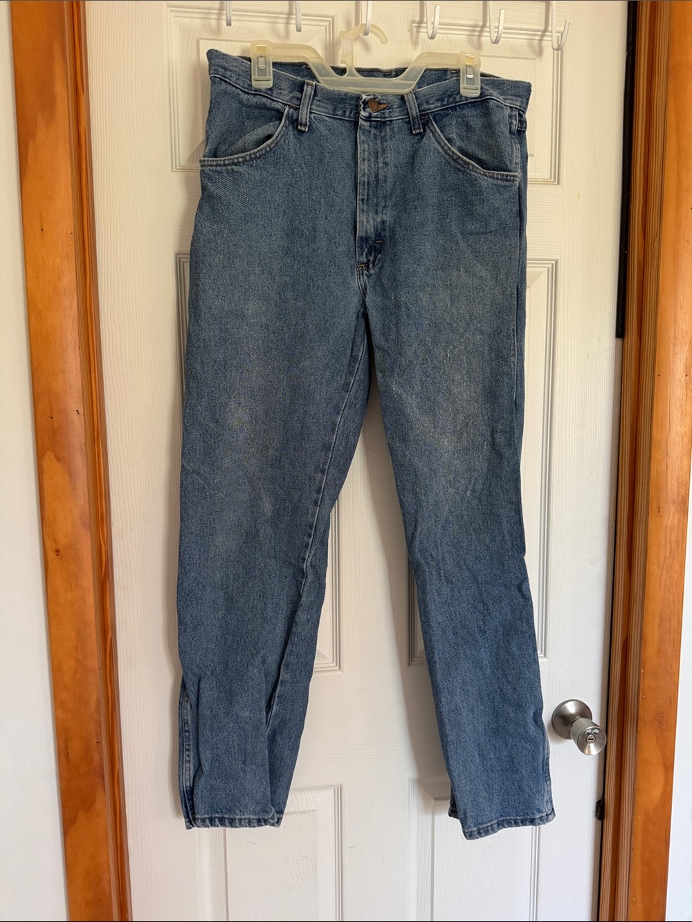 Rustler Men's Straight-Leg Jeans in Blue Wash